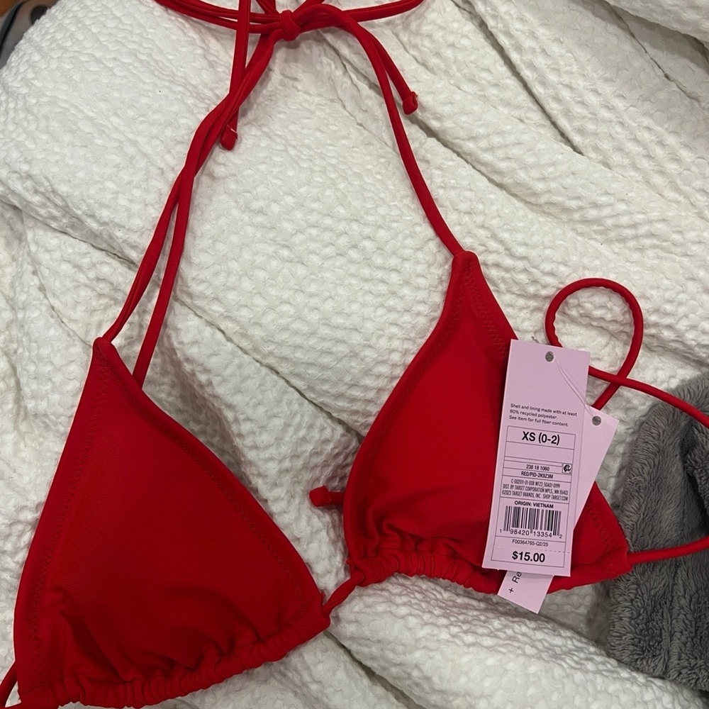 Liz Lange for Target Red Bikini Top